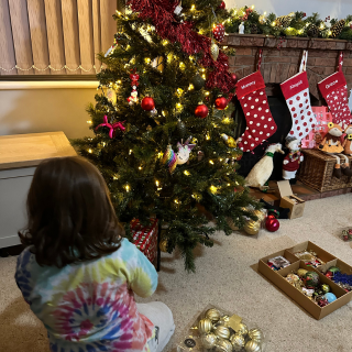 Decorating the tree