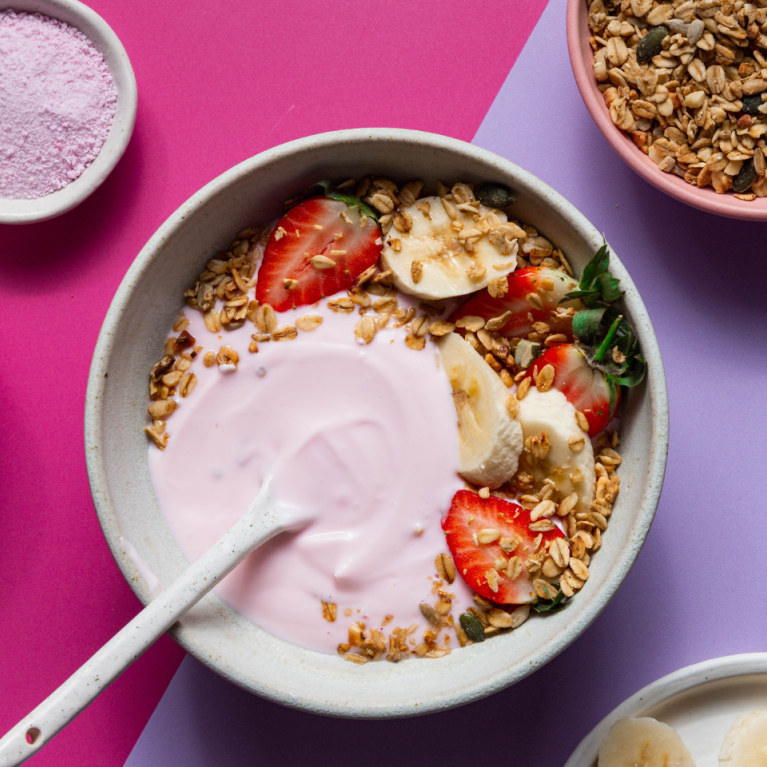 Berry colourful yoghurt bowl teaser  Berry colourful yoghurt bowl teaser